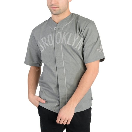 - Adidas Mens NBA Brooklyn Jersey Dark Grey