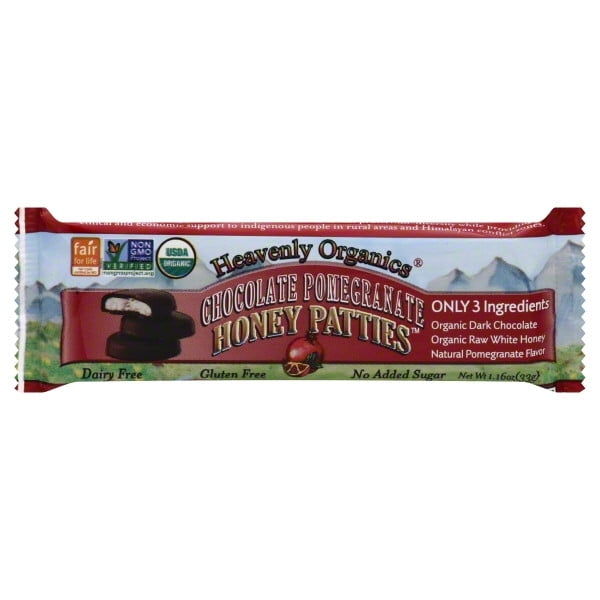 Heavenly Organics Miel de granada de chocolate Heavenly Organics (16x1.2OZ)