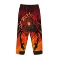 thumbnail image 5 of Bill Cipher Women's Pajama Pants Comfy Casual Loose Sleep Bottoms Pants Drawstring Wide Leg Long Lounge Pants, 5 of 8