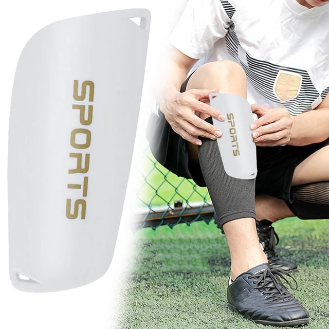 Espinilleras de fútbol | Protección de piernas de EVA gruesa de doble capa | Protectores de pie enchufables ligeros | Espinilleras deportivas unisex para adultos para partido de entrenamiento de