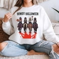 thumbnail image 5 of Howdy Halloween Cowgirl Riding Funny Halloween – T-Shirt / Hoodie / Sweatshirt – Halloween and Western Theme – Costume, 5 of 6