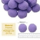 thumbnail image 2 of Pom Poms de 2 pulgadas para manualidades, 20 piezas de pompones para manualidades, bolas esponjosas a granel para sombreros, arte navideño DIY, morado, 2 of 7