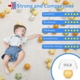thumbnail image 4 of Pelotas para piscinas STARBOLO Star, 100 unidades, para niños pequeños, color macarrón, 4 of 9