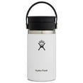 thumbnail image 2 of Hydro Flask Wide Mouth with Flex Sip Lid - Insulated 12 Oz Water Bottle Travel Cup Coffee Mug - White, 2 of 4
