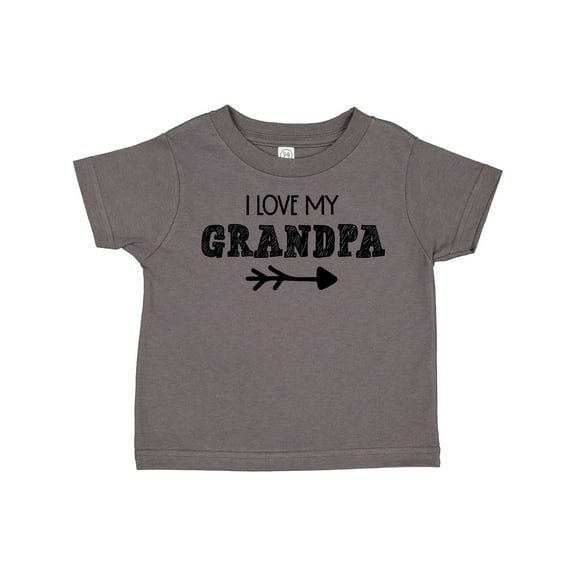 Inktastic I Love My Grandpa with Arrow Boys or Girls Toddler T-Shirt
