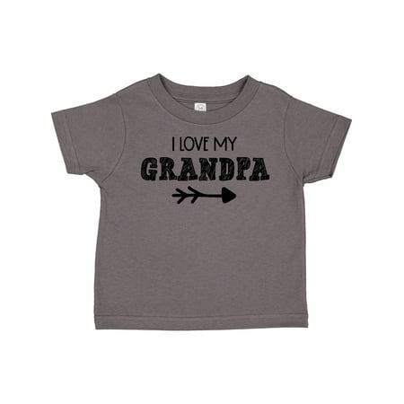 

Inktastic I Love My Grandpa with Arrow Gift Toddler Boy or Toddler Girl T-Shirt