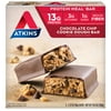 Atkins Protein-Rich Meal Bar, Chocolate Chip Cookie Dough, Keto Friendly, 5 Ct