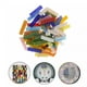 thumbnail image 2 of 70 Piezas ejos de Rectángulo Forma para Tazas sanía DIY 10x40mm Sunnimix Azulejos de mosaico de rompecabezas, 2 of 8