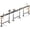 106-157 Inch BLACK, variant on Narrow Console Table Behind Couch 106-157 Inch Adjustable Length, 23-31 Inch Adjustable Height Sofa Table with 2 Power Outlets Entryway Hallway Bedroom Living Room Foyer Classic