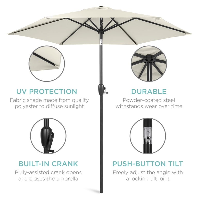 black umbrella for patio Market Patio Umbrella