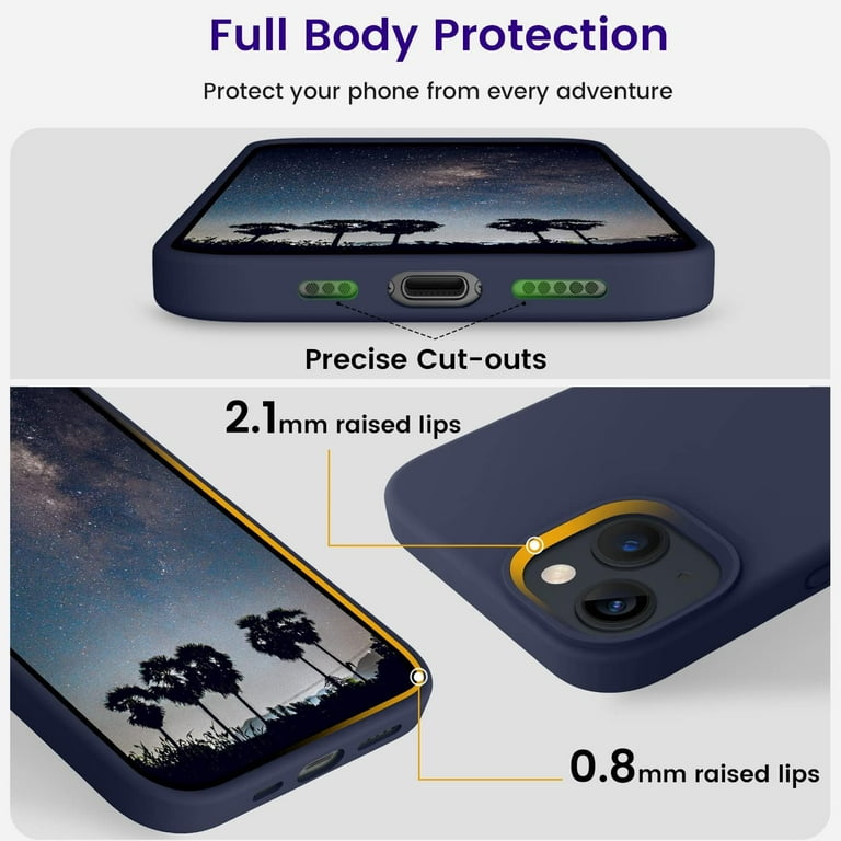 Designed for iPhone 13 Phone Case, Silicone Shockproof Slim Designed for iPhone 13 Phone Case, Silicone Shockproof Slim