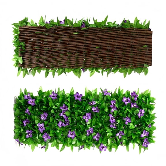 Armastuse Artificial Ivy Fence Screening,Garden Privacy Screen Fence,For Garden,Backyard, Balcony Decoration(1pcs)