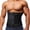 #3 Black Two Hook and loop & Hook, variant on Neoprene Sauna Waist Trainer Corset Sweat Belt for Men burn Calorie Body Shaper Compression Trimmer Workout Fitness Calorie Burner Back Support