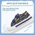 thumbnail image 4 of EUXTERPA Car Boys Sneakers Light Up Flashing Shoes Kids Casual Sneakers with Hook and Loop, Toddler Size 6, 4 of 6