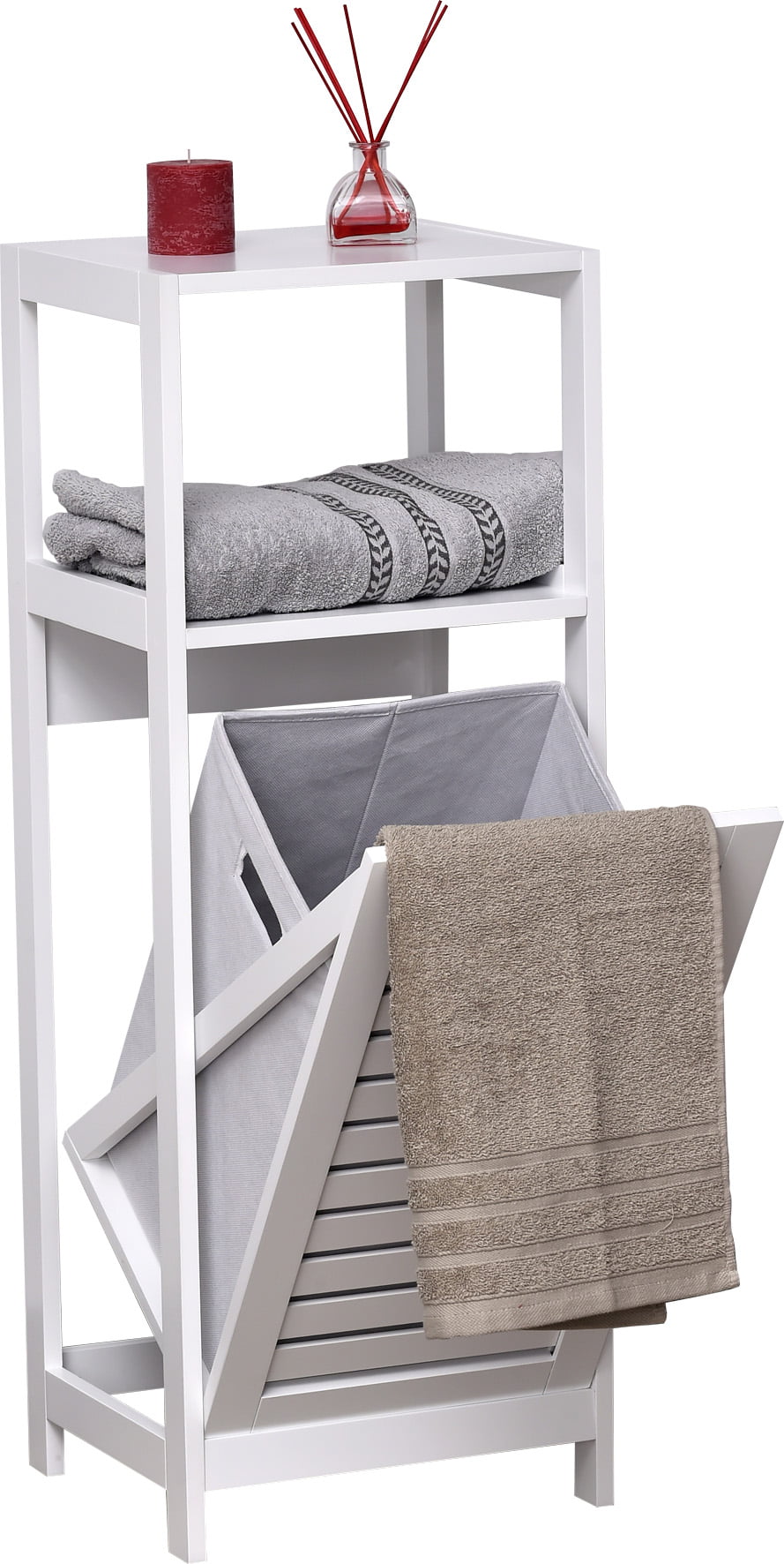 Linen Closet with Removable Hamper – AOKextras