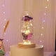thumbnail image 5 of Eoozwa 3 Packs Glowing Rose Night Light with LED Butterfly Base Preserved Crystal Flower in Glass Dome Romantic Birthday Valentine's Gift for Women Home Decor, 5 of 6