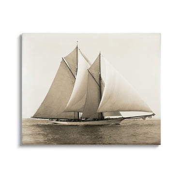 Stupell Industries Nautical Ship Photography Transportation Photography Gallery Wrapped Canvas Print Wall Art, 30 x 24