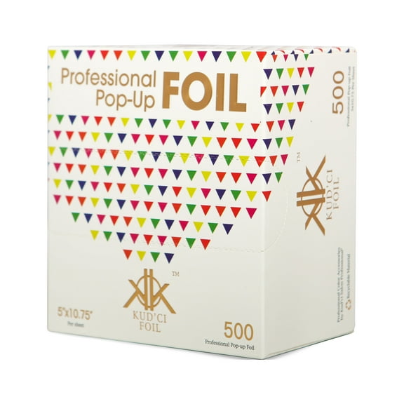 Kud'ci Professional Pop Up Hair Foil, Aluminum Foil Sheet, Salon Foils, Professional foil, Hair Foils For Highlighting, Durable Foil - 500 Foil Sheets
