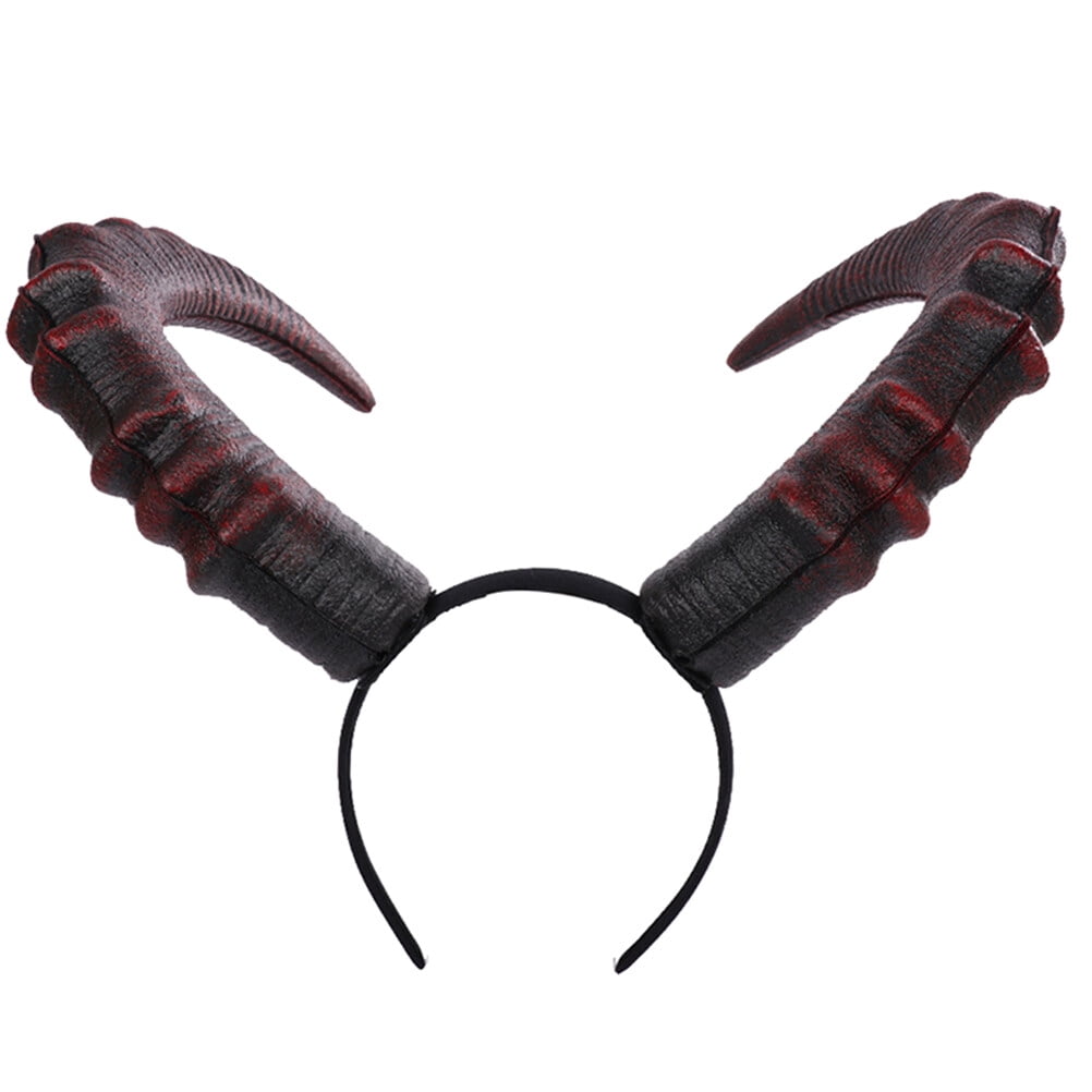 1pc Horn Hair Carnival Headdress Prop Costume Devil Horn Headdress