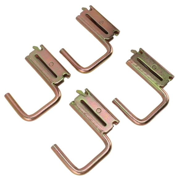 X Track J Hook, 4pcs Rustproof Universal Stable E Track J Hook Space Saving Easy Install for Rv