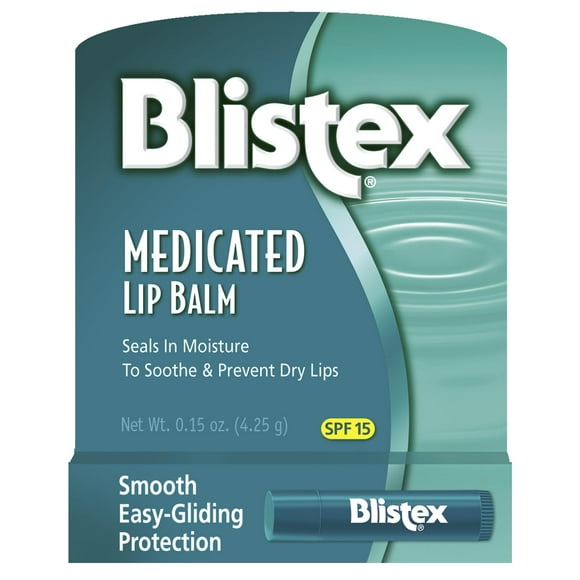 Bálsamo labial Blistex Medication de 4,25 ml (paquete de 24) SPF 15