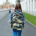 thumbnail image 5 of ALAZA Green Camouflage Backpack Elementary School Bag Bookbag Travel Rucksack, 5 of 7