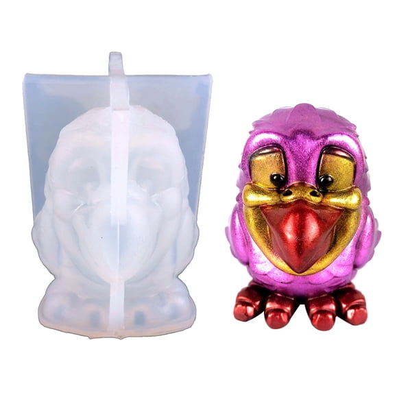 3D Crystal Various Animals Ornament Craft Silicone Mold Suitable for Epoxy Resin Craft Jewelry Making Home Decoration