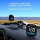 thumbnail image 4 of Riwesomey Velocímetro Digital preciso HUD frontal del coche, odómetro, tiempo de conducción, distancia, pantalla frontal, alarma de exceso de Paneles de instrumentos para automóviles, 4 of 6