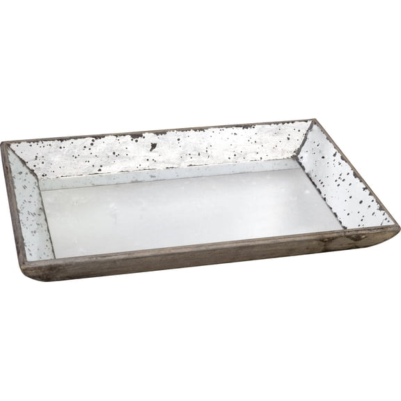 A&B Home Mirror Glass Tray