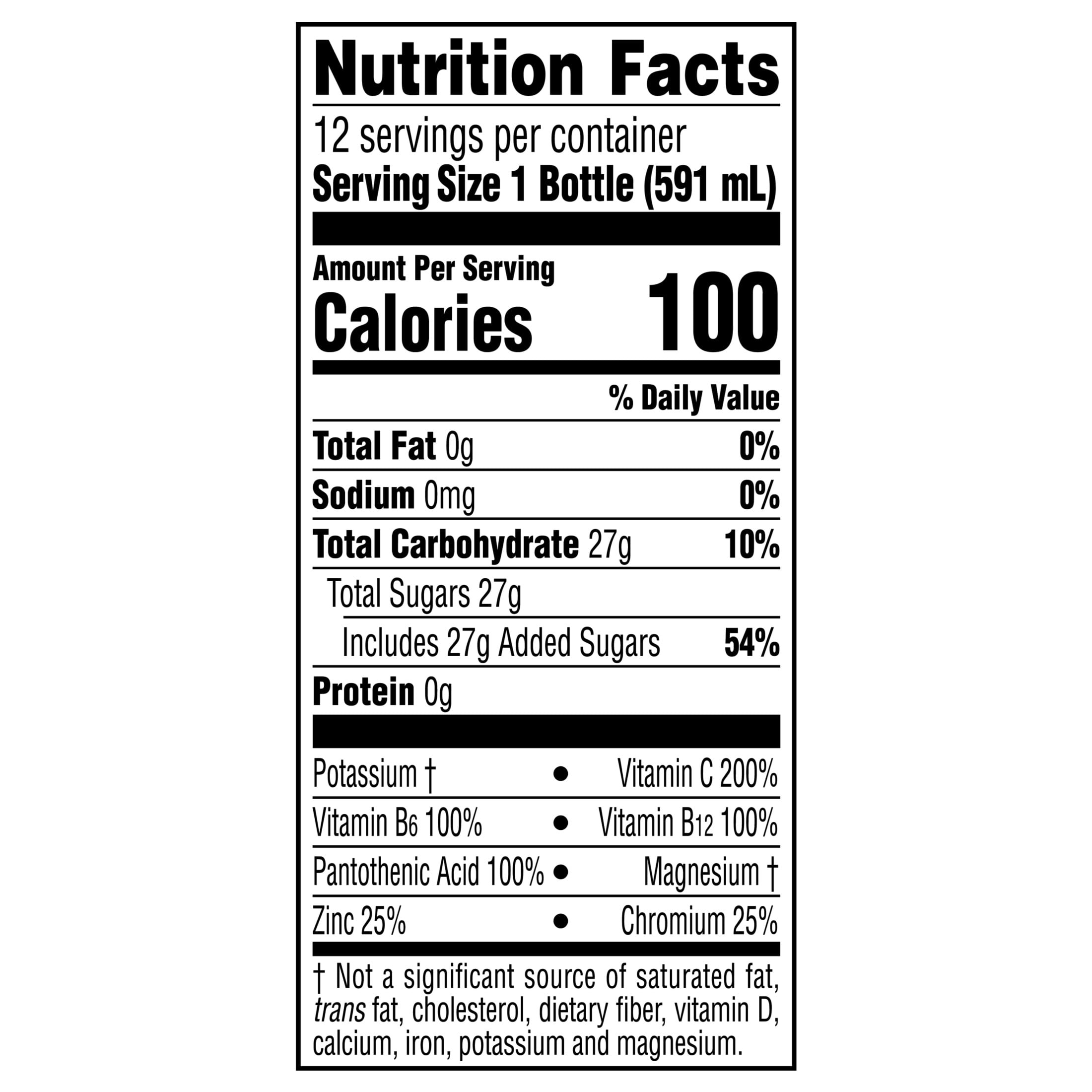 vitaminwater power-c, dragonfruit Bottles, 20 fl oz, 12 Pack