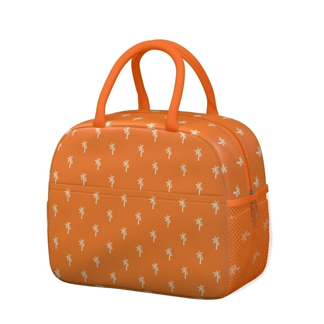Sac à Lunch Coucher de Soleil Océan avec Palmiers – Design Coucher de Soleil Tropical Vibrant, Sac Isotherme Réutilisable pour Voyage