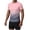 Khaki, variant on Men's Athletic T-Shirts Gradient Ombre Short Sleeve Crew Neck Slim Fit Workout Top Performance Quick Dry Lightweight Stretch Tee for Running Training Outdoor Bodybuilding Fitness