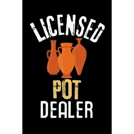 Licensed Pot Dealer: Pottery Project Book - 80 Project Sheets to Record your Ceramic Work - Gift for Potters (Paperback)