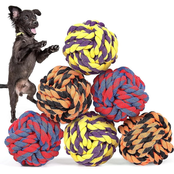 6 Piezas Heilwiy Cuerda de Juguete para Perros Perros Grandes Indestructibles, Juguetes para Perros Juguetes para Masticar Regalo Resistente