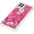 thumbnail image 6 of Compatible with Motorola Moto G Stylus 5G Case Glitter Liquid Cute Clear Phone Case Floating Quicksand Shockproof Protective Bumper Silicone TPU Case for Moto G Stylus 5G Love Pink YB, 6 of 9