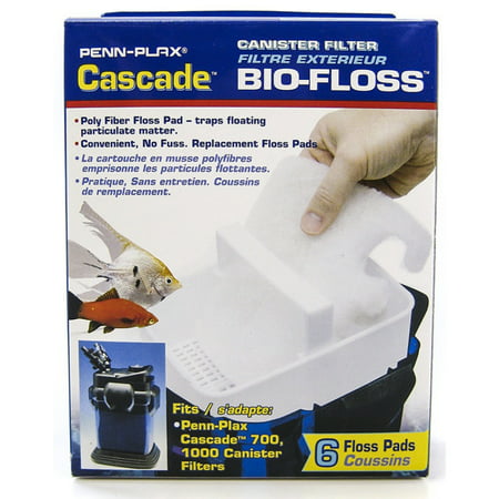 Cascade Canister Filter Bio-Floss Replacement Pads Cascade 700 / 1000 Pads - 6
