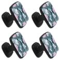 thumbnail image 2 of 4 Pcs Square Cabinet Handle Cupboard Knob Drawer Pulls Handle Butterflies Pattern Drawer Knobs with Screws Furniture Decoration, 2 of 7