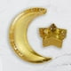 thumbnail image 3 of Bandeja para servir comida de Ramadán con forma de luna y estrella, para mesa de Eid al-Fitr Luna Estrella Dorada, 3 of 9