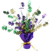 Mardi Gras Gleam N Burst Centerpiece Party Accessory Value 3-Pack