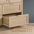 thumbnail image 4 of ARKANTOS Wooden 7 Drawer Double Dressers, Wide Chests of Drawers for Bedroom, Light Oak, 4 of 7