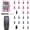 20 PCS + Screwdriver, variant on Tire Repair Rubber Kit, Spiral Screw-in Tire Plugs with 2 Sizes, Roadside Flat Tire Fix Tool for Tractor ATV SUV - Self Service Repair, 61 count