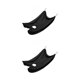 thumbnail image 2 of Jumpingount Delantal de afeitar para el cuidado de la barba, babero para la cara, regalos de peluquería para adultos, Baberos de tela, regalo para Negro 2piezas, 2 of 6