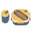 thumbnail image 4 of ZPSHYD Boîte à Déjeuner Bento Portable Avec Compartiment à Ustensiles, Récipient Alimentaire Divisé Allant Au Micro-ondes, Boîte De Préparation De Repas étanche Avec Couverts(bleu), 4 of 14