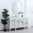 thumbnail image 4 of Metal frame oval mirror 40 inch in Sliver, 4 of 5