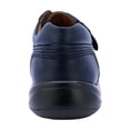 thumbnail image 4 of Zapato Escolar Audaz para niño en piel azul marino Tadeo con tira de contacto, 4 of 6