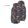 thumbnail image 6 of Fuzoiu Colorful Fish Print Seat Covers Set, Car Seat Covers Front Seats, Car Seat Protector, Car Seat Cushion, Seat Covers Carseat Cover Universal Fit for Most Cars, 6 of 7
