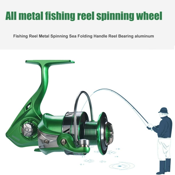 HonHaione Fishing Reel Metal Bearing 11BB Sea Ice Fishing Spinning Wheel  (MX2000) 