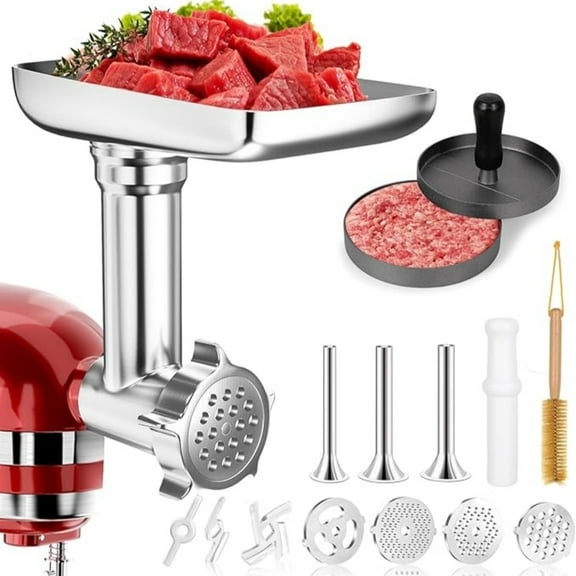 Kitchen Food Meat Grinder Sausage Stuffer Attachment For Kitchen-Aid Stand Mixer