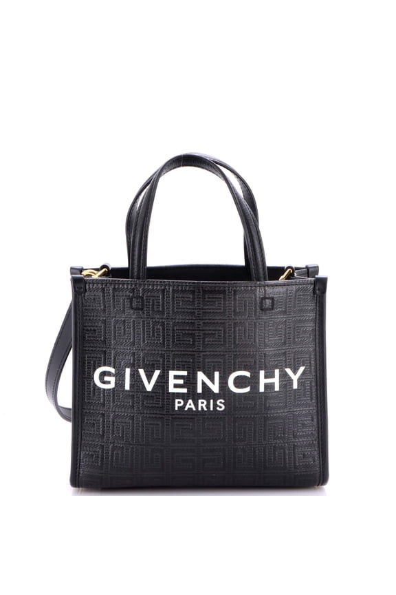 Pre-Owned G-Tote 4G Embossed Coated Canvas Mini By Rebag