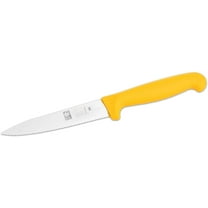 Icel 243306112 Utility Knife with 4-1/2 Inch Serrated-Edge Stainless Steel Blade and Yellow Plastic Handle